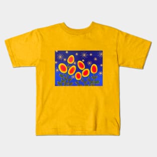 Egg Flowers Kids T-Shirt